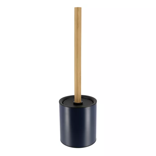Escobillero en metal Purebamboo Azul marino