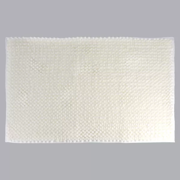 Tapis de bain microfibre (50 x 80 cm) Boules Blanc