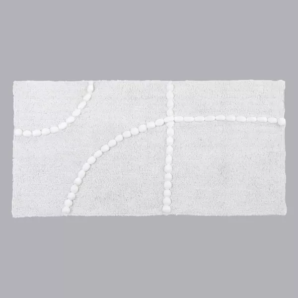 Wohnzimmerteppich Baumwolle (45 x 90 cm) Leo Wei�