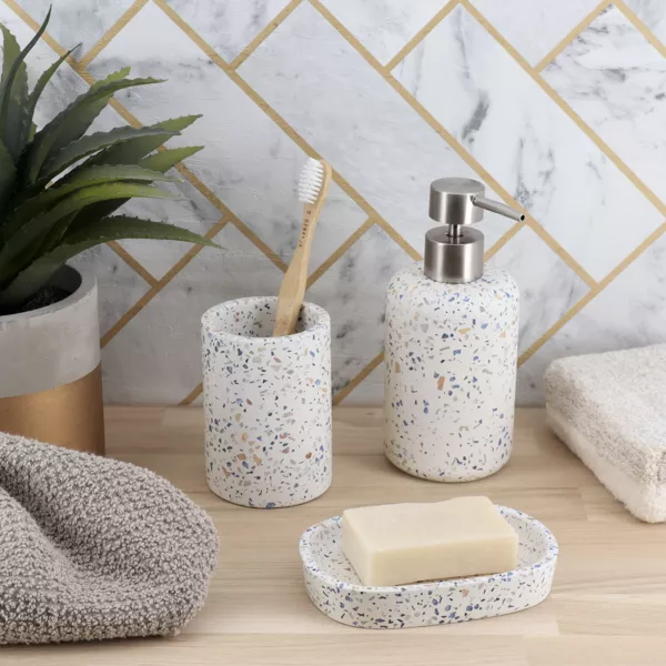 Set di accessori bagno cemento Terrazzo