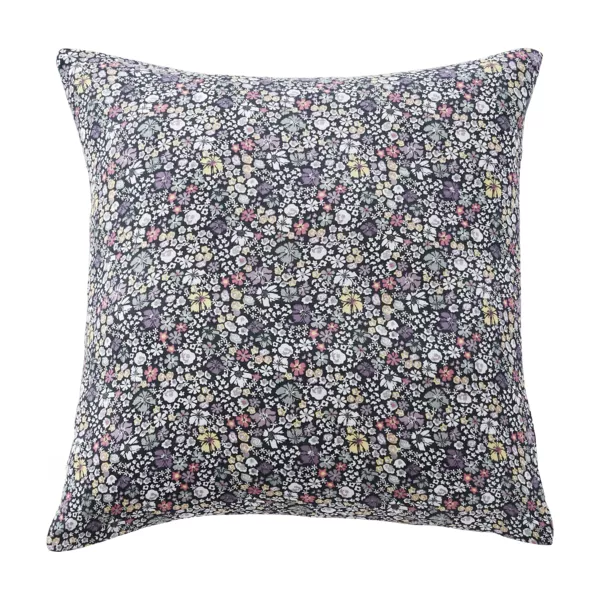 Funda de almohada cuadrada en gasa de algod�n (60 x 60 cm) Elya Violeta