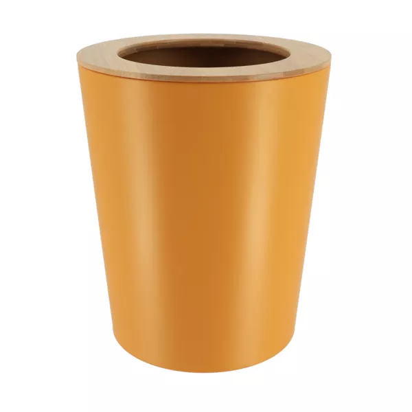 Prullenbak 5L Purebamboo Mosterdgeel