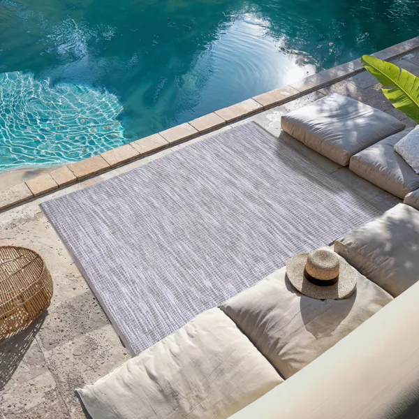 Tapis d'ext�rieur rectangulaire (120 x 170 cm) Bono Ficelle