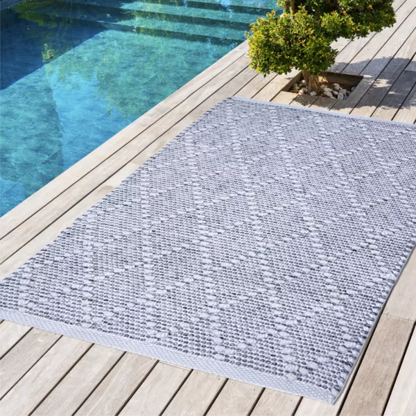 Tapis d'extérieur rectangulaire (50 x 80 cm) Orlando Perle
