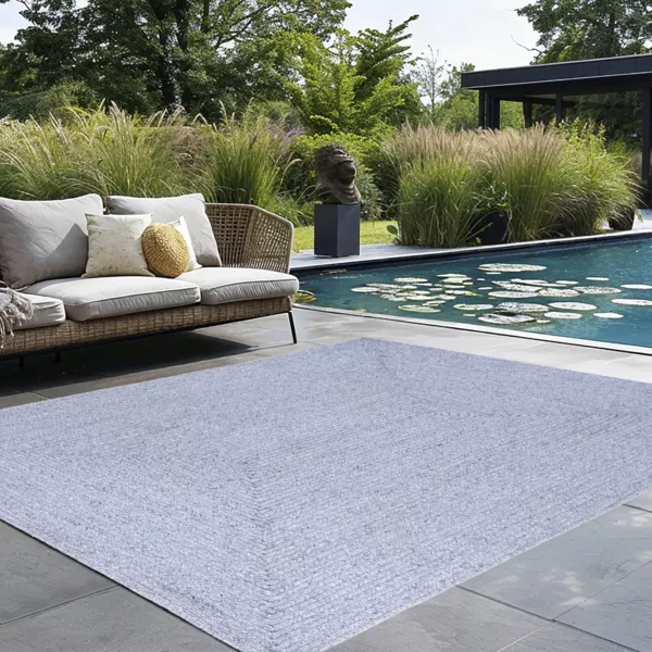 Tappeto per esterno (160 x 230 cm) Pablo Grigio  cenere