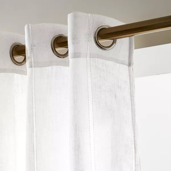 Gardine mit �sen (140 x 240 cm) L�ontine Wei�