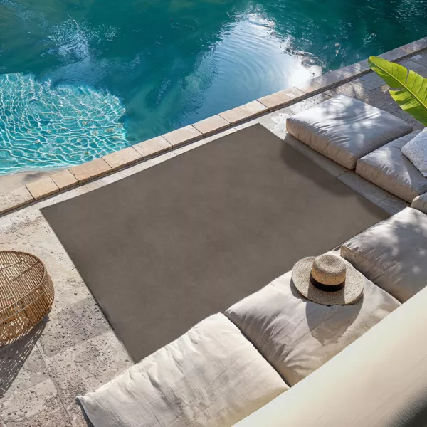 Tapis d'extérieur rectangulaire (140 x 200 cm) Acora Bronze