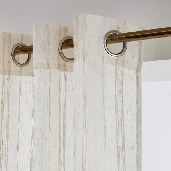 Visillo con ojales (140 x 280 cm) Th�o Beige