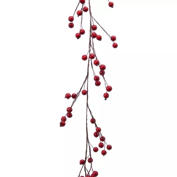 Guirlande de Baie laqu�e (150 cm) Elycia Rouge