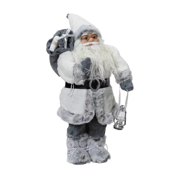 Babbo Natale tradizionale (H60 cm) Emile Neve d'inverno