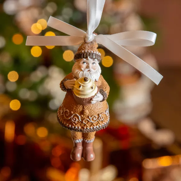  Weihnachtsmann zum Aufh�ngen (H9 cm) Nikolaus Lebkuchen