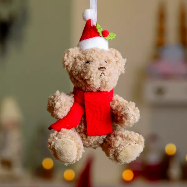Peluche � suspendre (H14 cm) L�on Ourson mignon