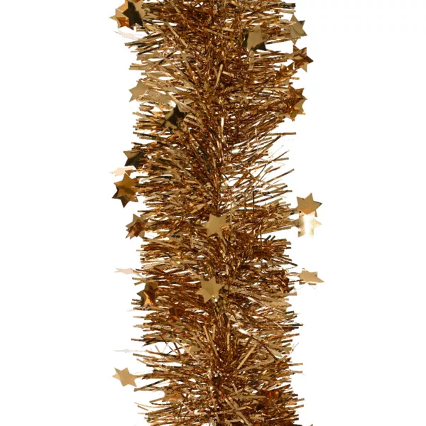 Juleguirlande (D9 cm) stjerneklar Alpine Pecan
