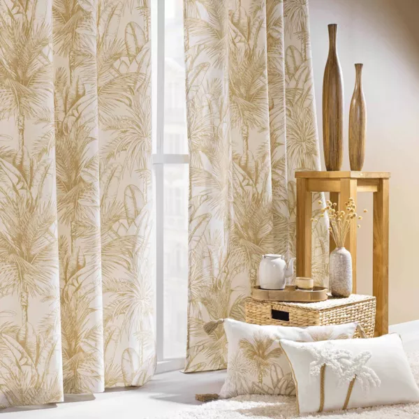 Tenda con occhielli (140 x 240 cm) Dune Beige