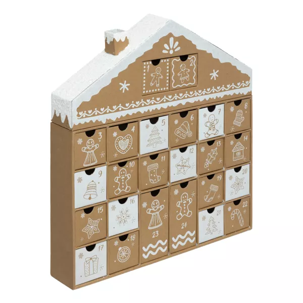 Calendrier de l'Avent � remplir Maison Pain d'�pices