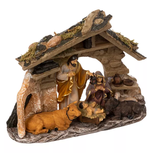Presepe di Natale completo (Alt 20 cm) San-Adriano