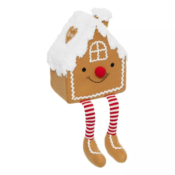 Casa di Natale (H43 cm) Pan di zenzero e gambe morbide