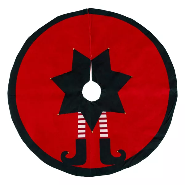 Runde Weihnachtsbaumdecke (D90 cm) Wichtel enchant�