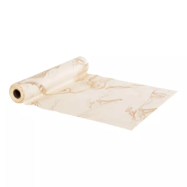 Chemin de table (300 x 28 cm) Marbr� Blanc