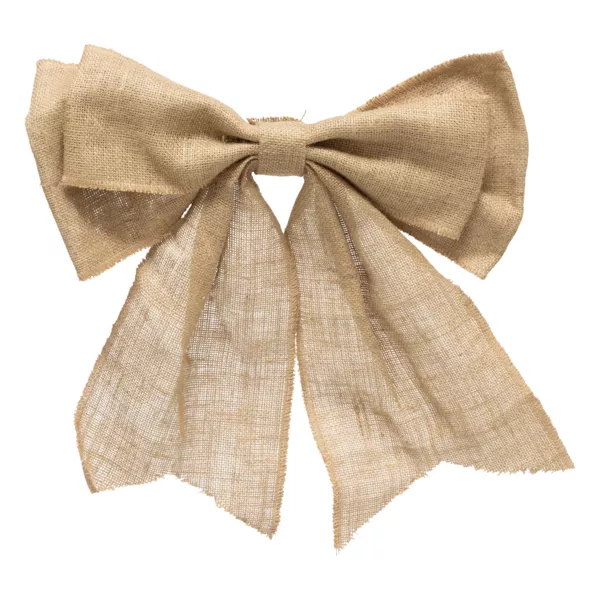 Juleb�nd i jute (H40 cm) Naturlig Elegance