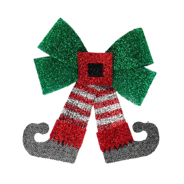 N�ud de No�l (H33 cm) Jambes lutin farceur