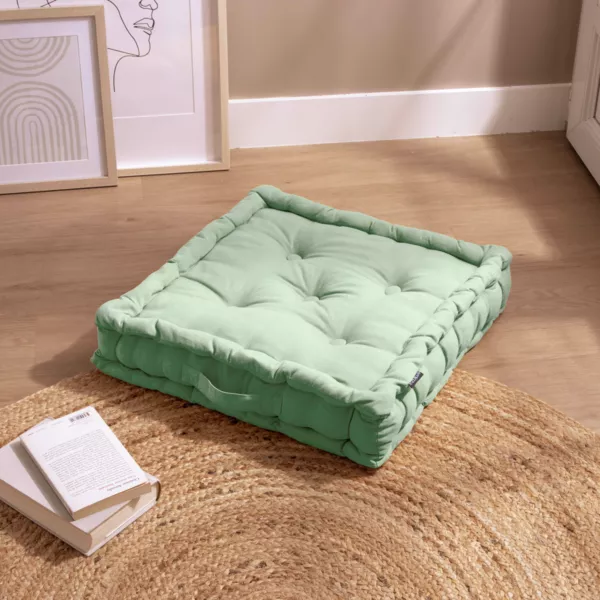 Cuscino da pavimento (50 x H10 cm) Pixel Verde menta