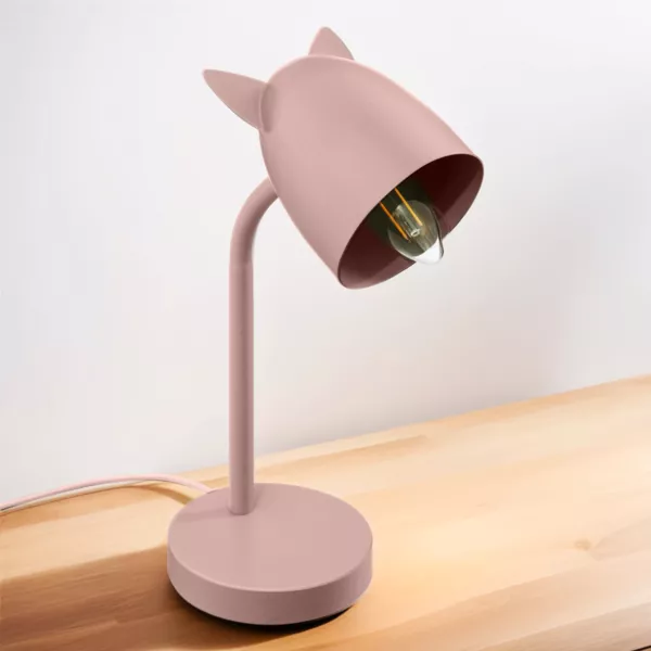 Lampe enfant � poser (H31 cm) Oreilles Rose