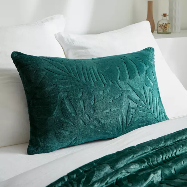 Coj�n rectangular en franela (40 x 60 cm) Flora Verde