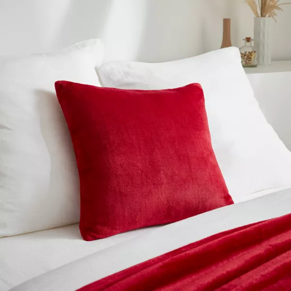 Kussenhoes vierkant flanel (45 x 45 cm) Didou Rood