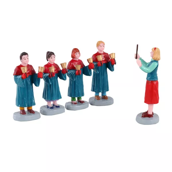 Lemax Figuren vollst�ndiger Chor mit Glocke