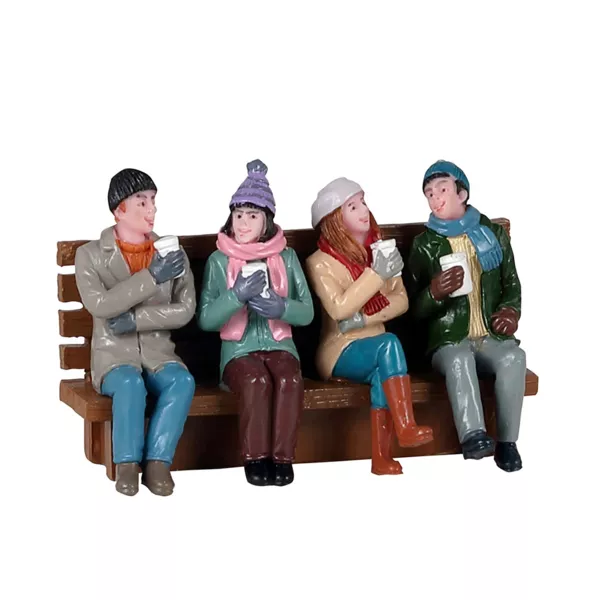 Figuren Lemax Kaffee unter Freunden
