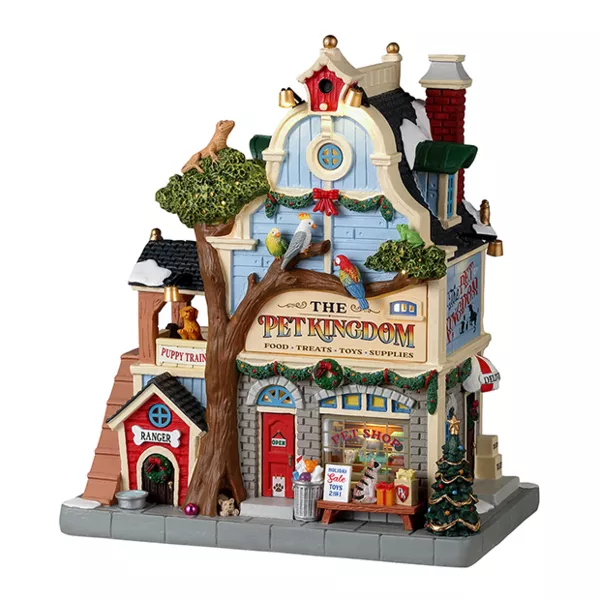 Beleuchtetes batteriebetriebenes Lemax Weihnachtsdorf 