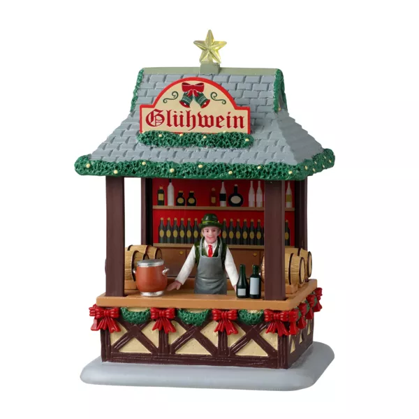 Accessorio Lemax Stand di vino Gluhwein