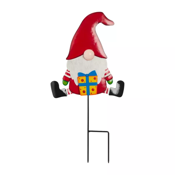 Piquet de jardin en m�tal (H50 cm) Lutin Multicolore