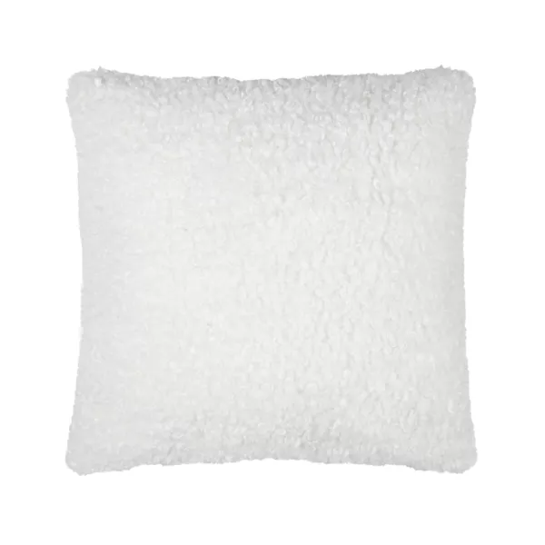 Cuscino quadrato bouclé (45 x 45 cm) Grignon Ecru