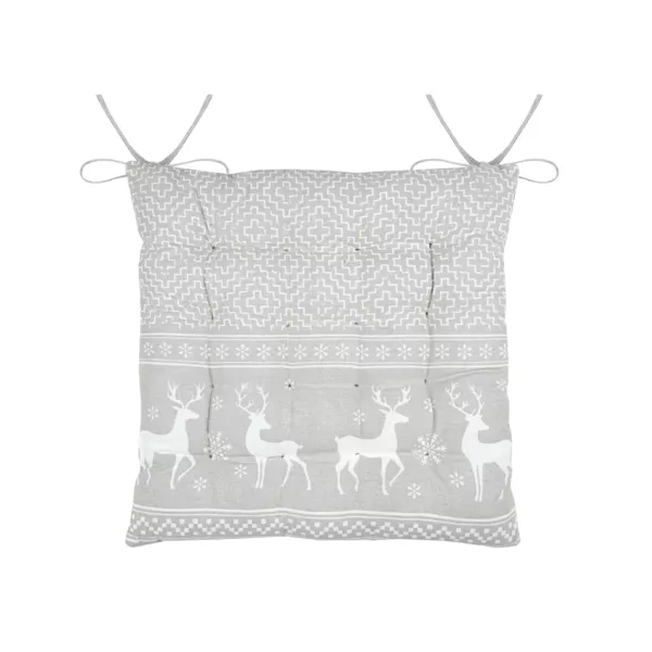 Firkantet bomuldsstolpude (40 x 40 cm) Arbin Beige