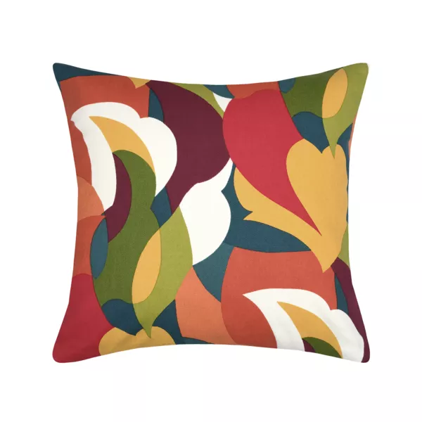 Housse de coussin carr�e coton (40 x 40 cm) Pekan Multicolore