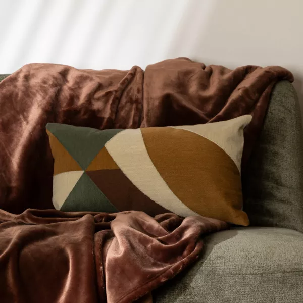 Coussin rectangulaire brod� (30 x 50 cm) Harry Multicolore