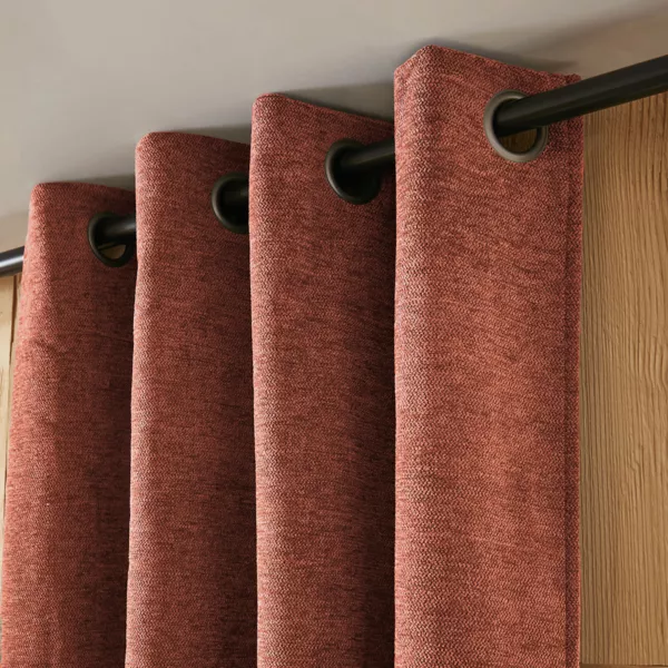 Mørklægningsgardin isolerende Total Blackout (140 x 180 cm) Magnus Terracotta