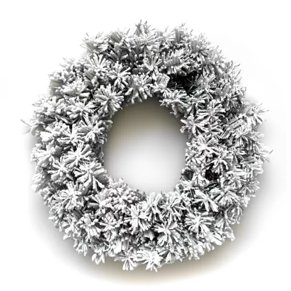 Kerstkrans (D40 cm) Royal Groen besneeuwd