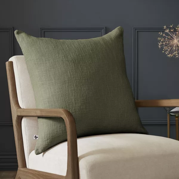 Coj�n cuadrado algod�n (60 x 60 cm) Sixtine Verde romero 