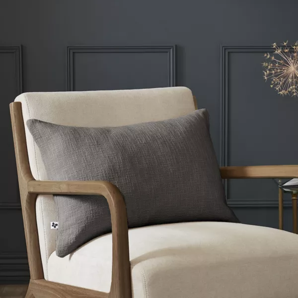 Coj�n rectangular algod�n (40 x 60 cm) Sixtine Gris oscuro 