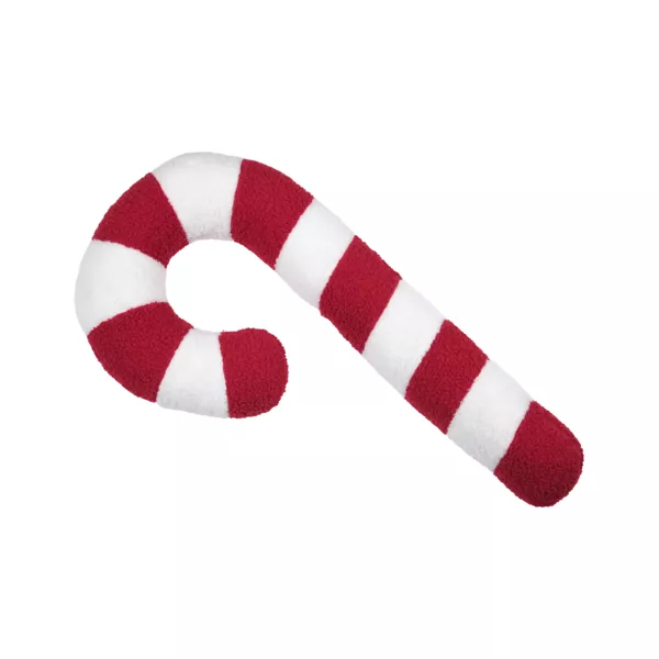 Kerstkussen (57 cm) Zuurstok Lucien Rood