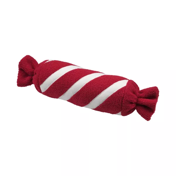 Coussin de No�l (54 x 13 cm) Bonbons Lucien Rouge