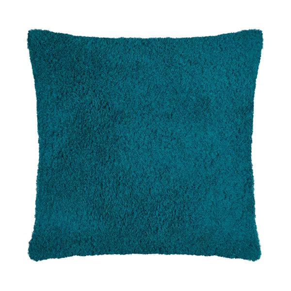 Housse de coussin carr�e (40 x 40 cm) Montr�al Bleu p�trole