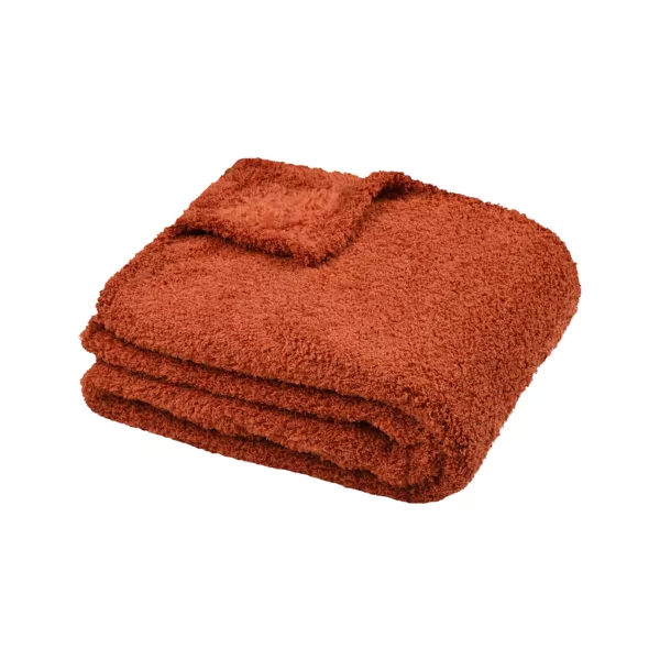 Manta suave (180 x 220 cm) Montreal Terracotta