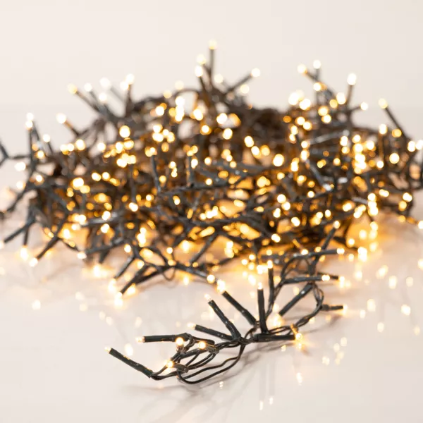 Lichtslinger 45 m 2000 LED kabel groen NewLuxe Warm wit goud