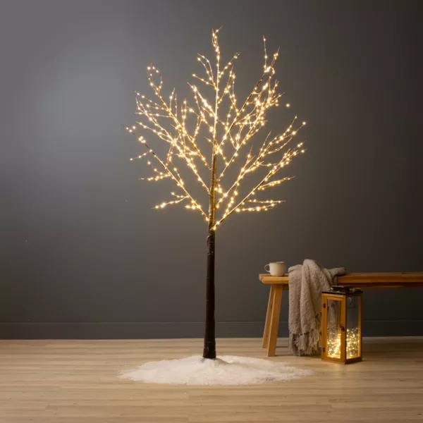 Arbre lumineux 600 LED (H180 cm) Bouleau Betula Blanc chaud