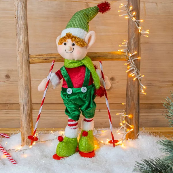 Skiende spilopmager nisse (H45 cm) Martin Multifarvet