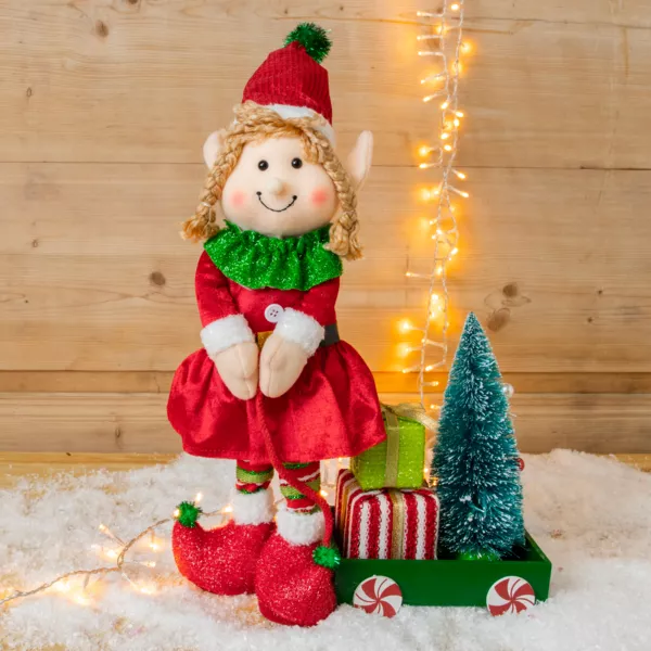 Plagende kabouter (H45 cm) Martine en cadeaus Meerkleurig